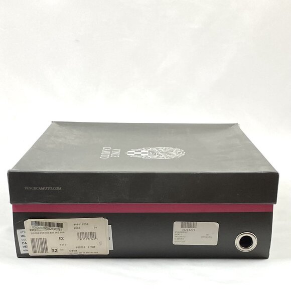 New Vince Camuto Wethima Shady Grey Suede Leather Mid-Calf Engineer Boot 8 - Picture 11 of 11